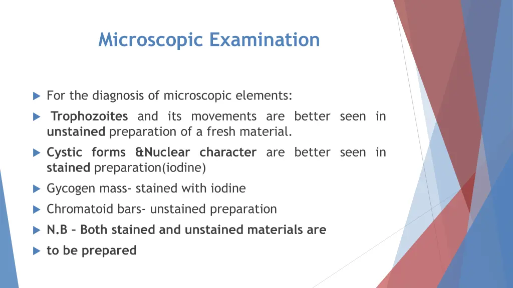 microscopic examination 8