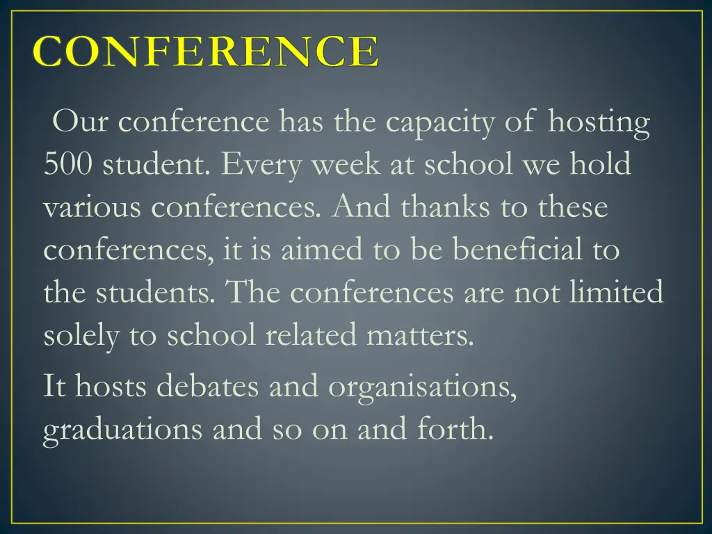 conference