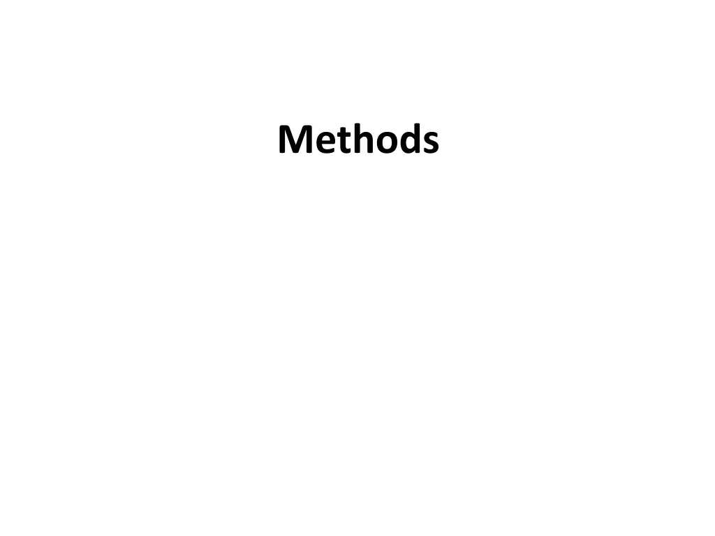 methods