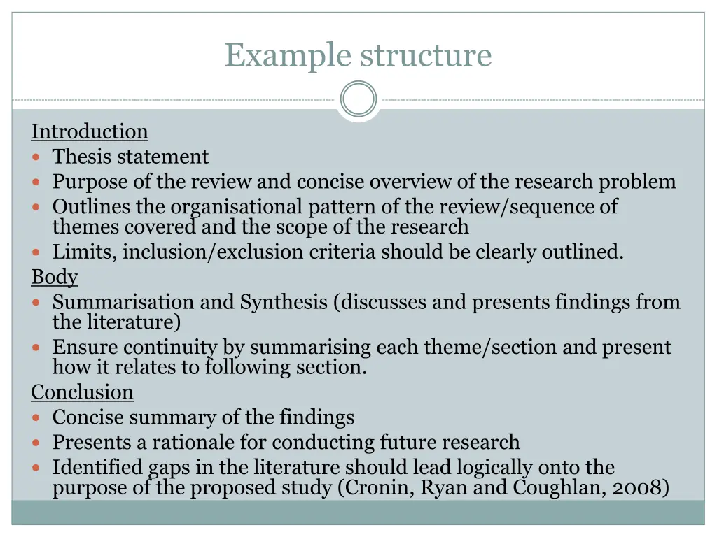 example structure