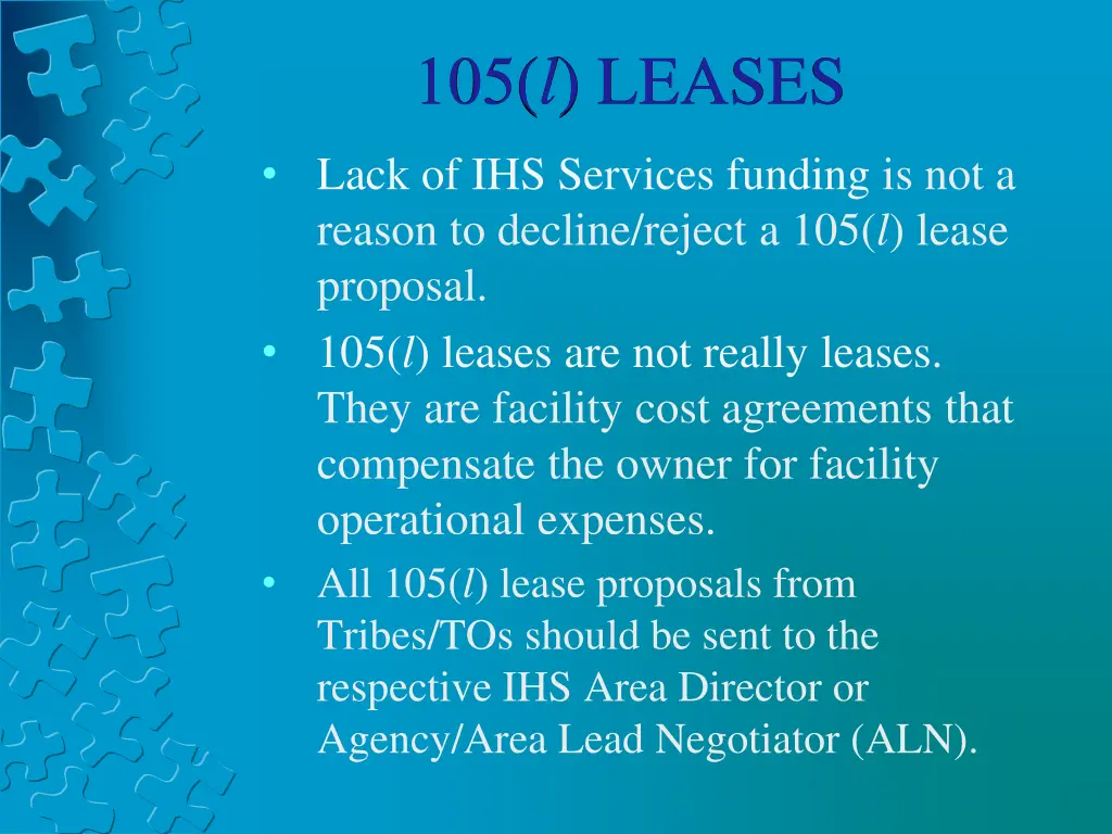 105 l leases 1