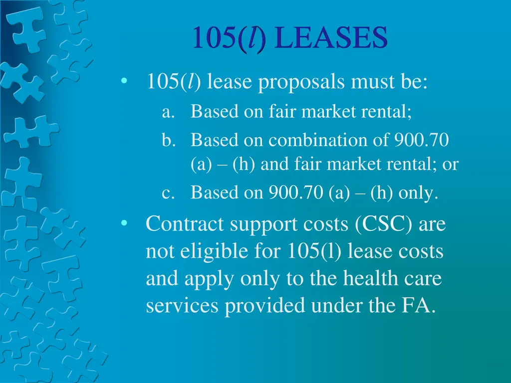 105 l leases 3