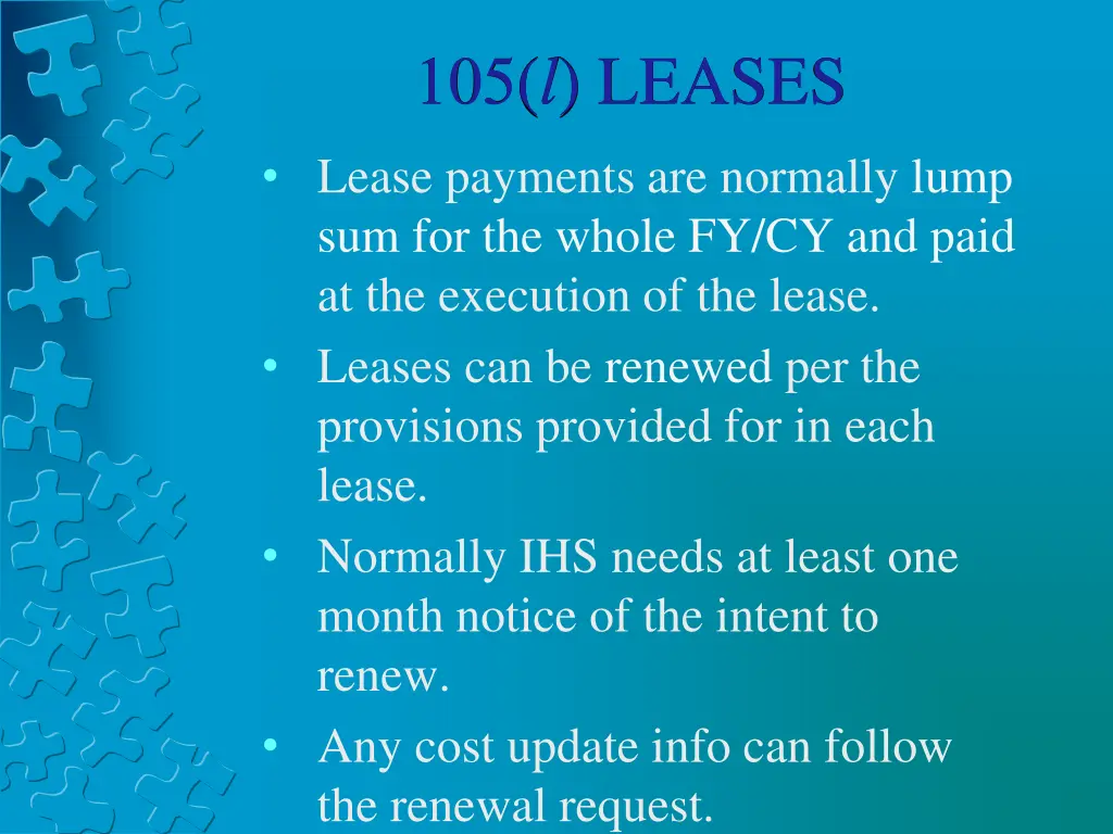 105 l leases 9