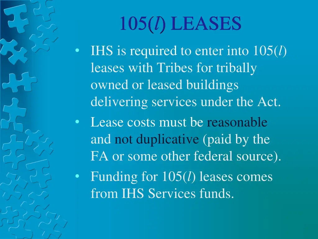 105 l leases