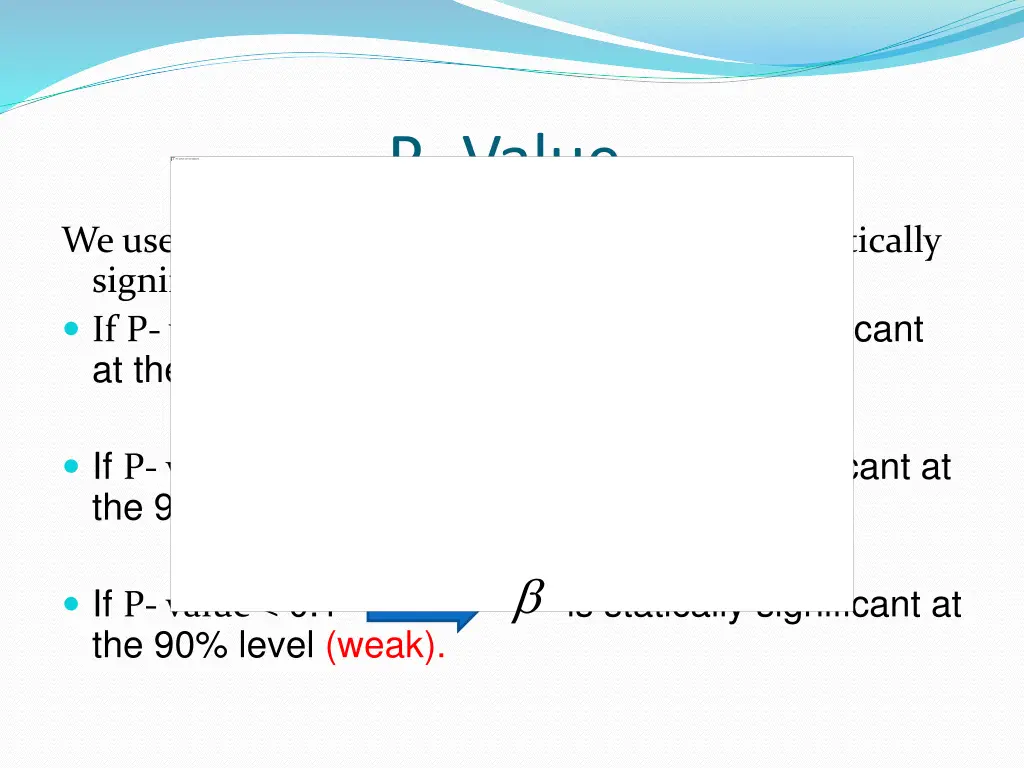 p value