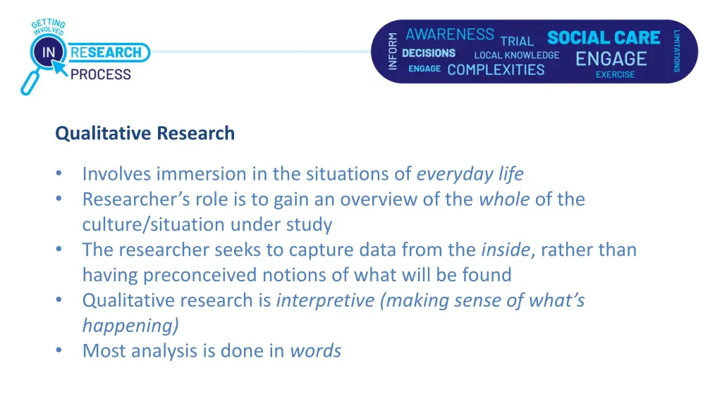 qualitative research