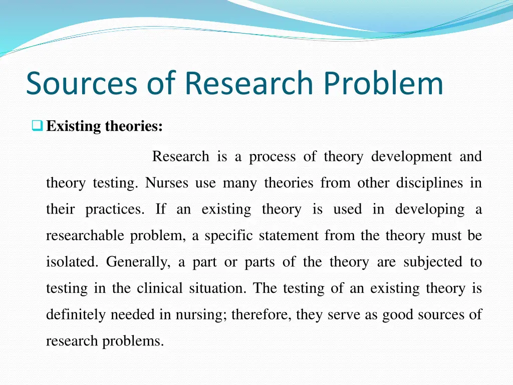 sources of research problem 3