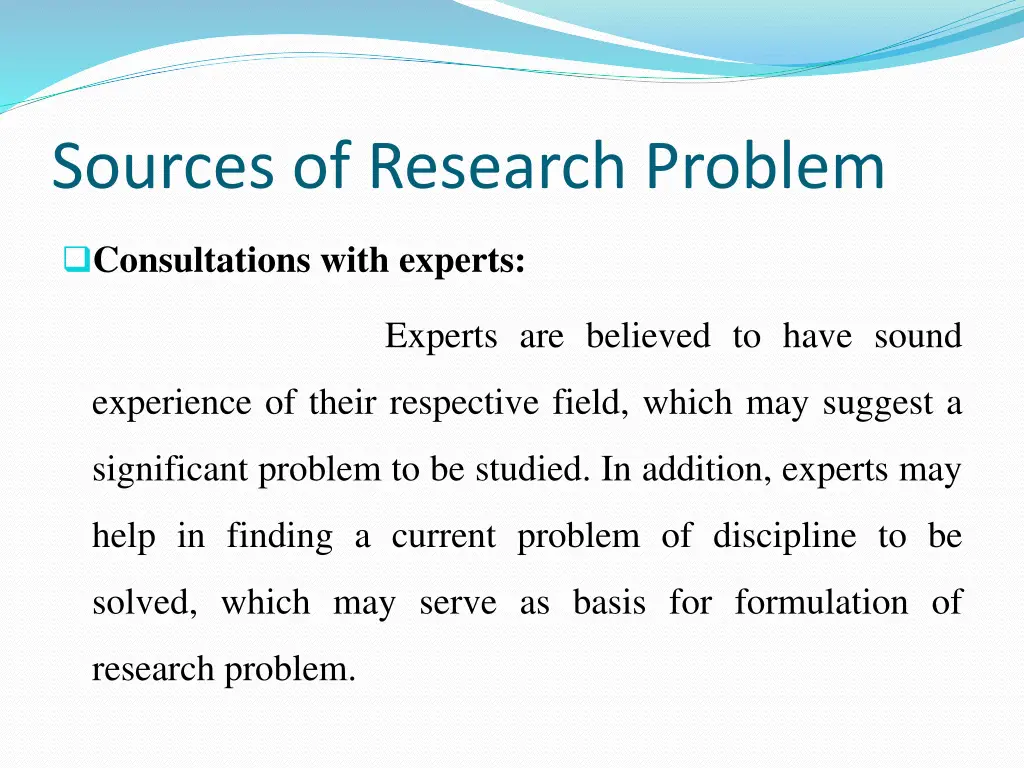 sources of research problem 7