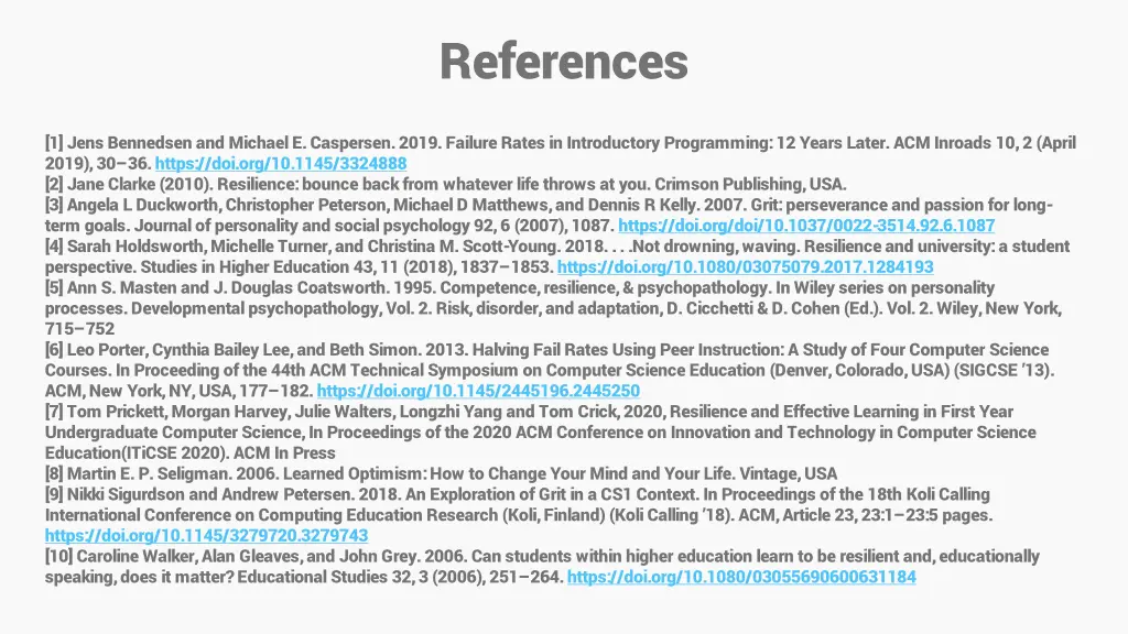 references