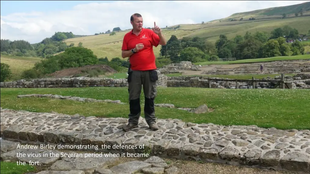 andrew birley demonstrating the defences