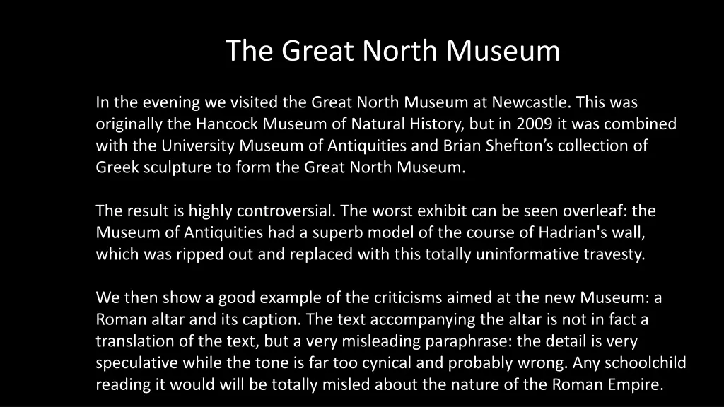 the great north museum