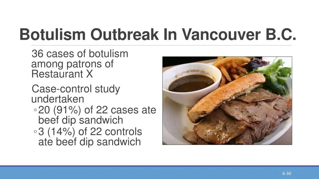 botulism outbreak in vancouver b c 36 cases