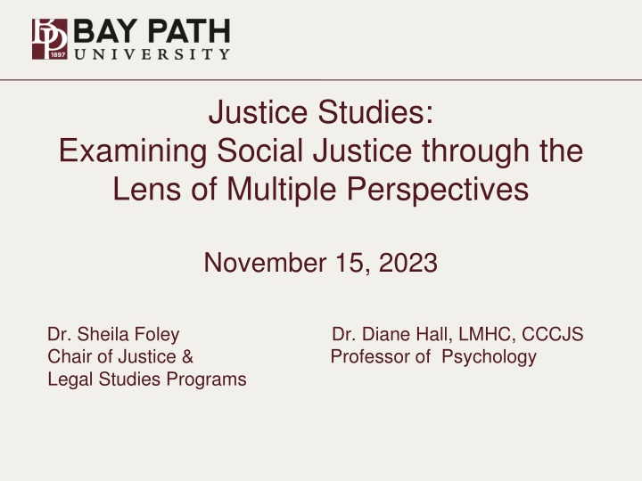 justice studies