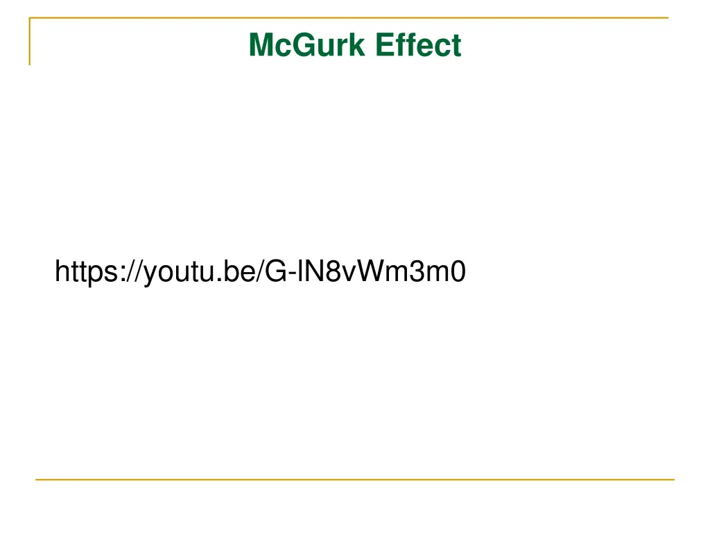 mcgurk effect