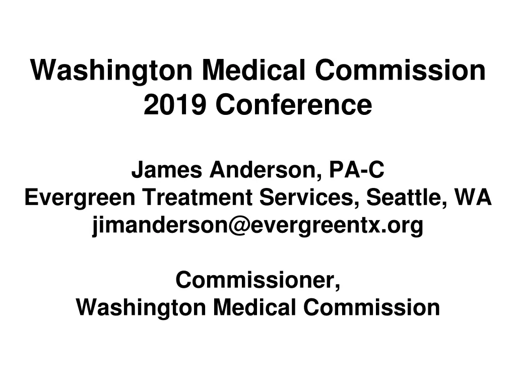 washington medical commission 2019 conference