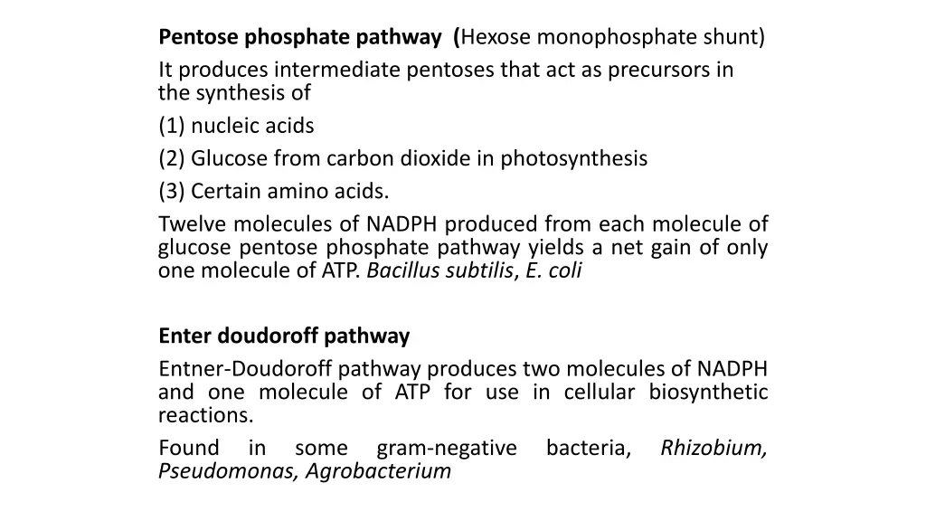 pentose phosphate pathway hexose monophosphate