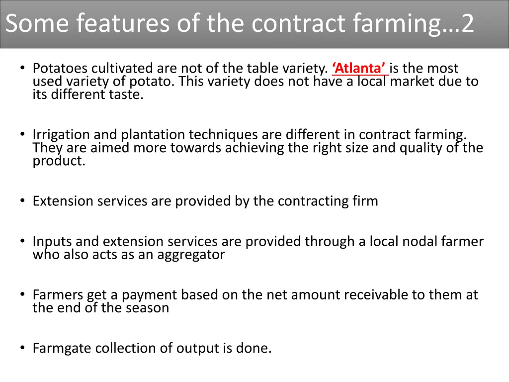 some features of the contract farming 2