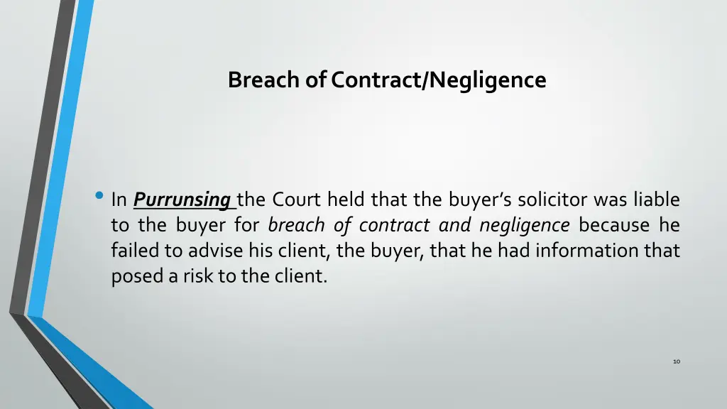 breach of contract negligence 4