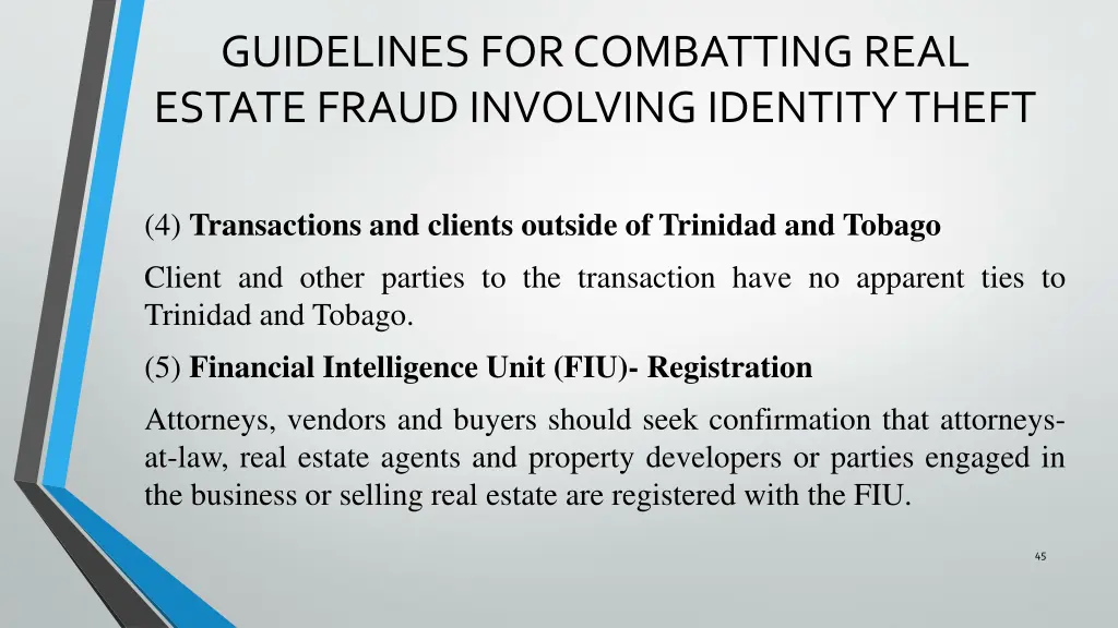 guidelines for combatting real estate fraud 14