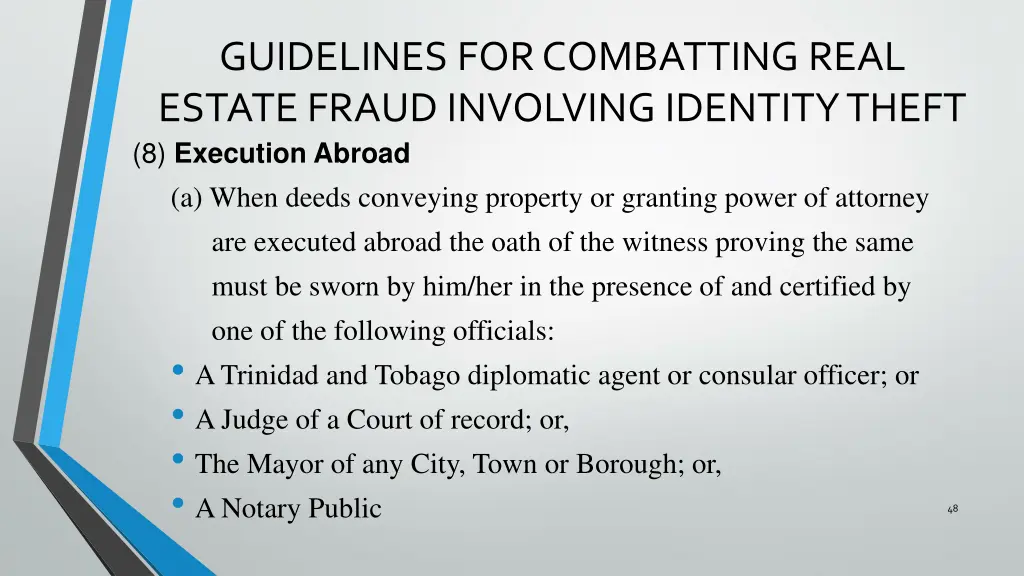 guidelines for combatting real estate fraud 17