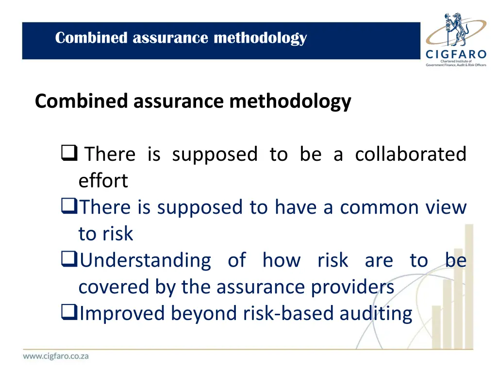 combined assurance methodology