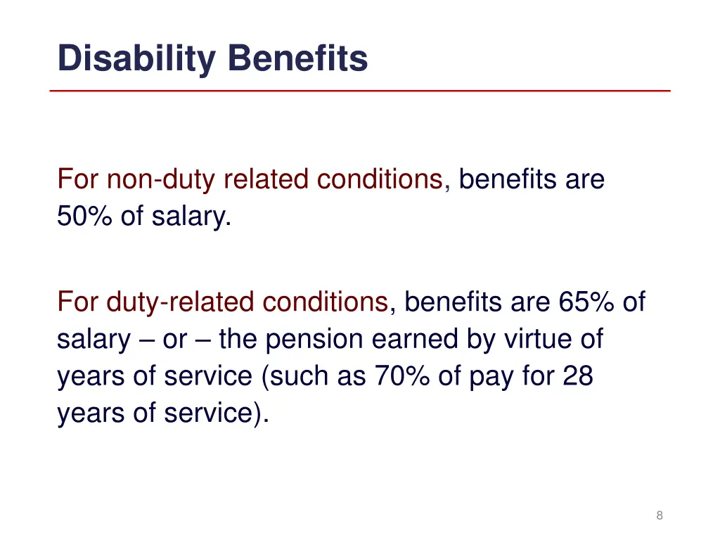 disability benefits