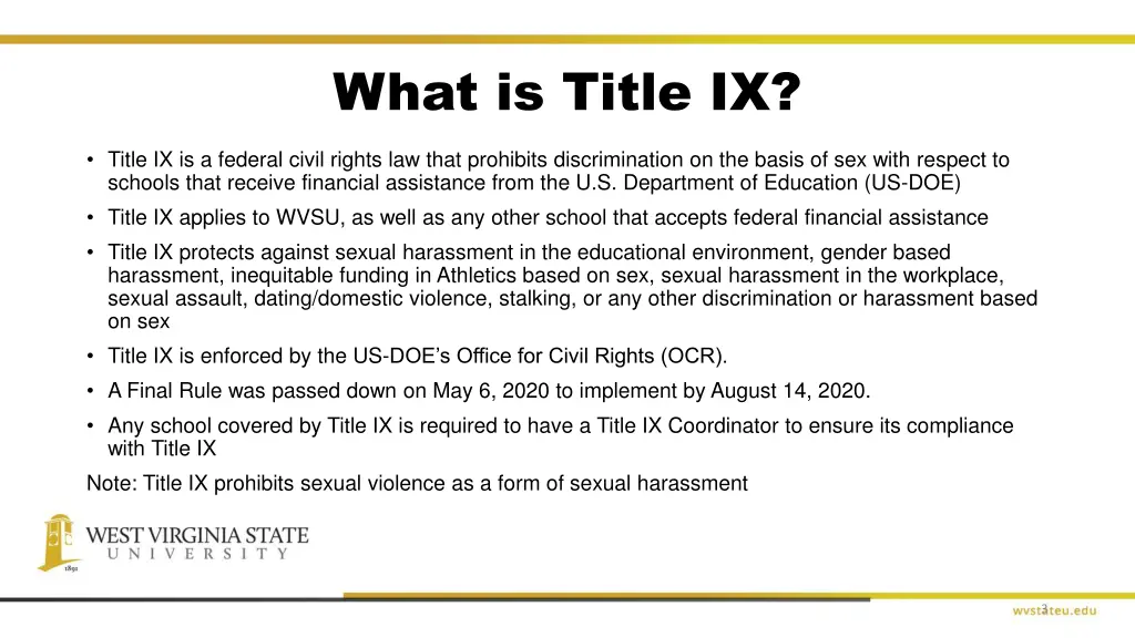 what is title ix