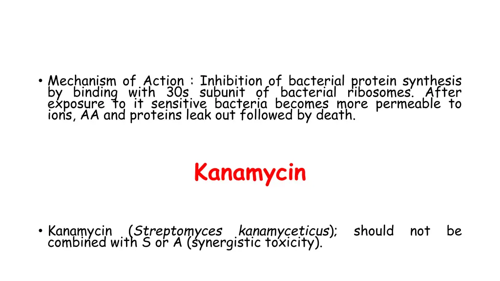 mechanism of action inhibition of bacterial