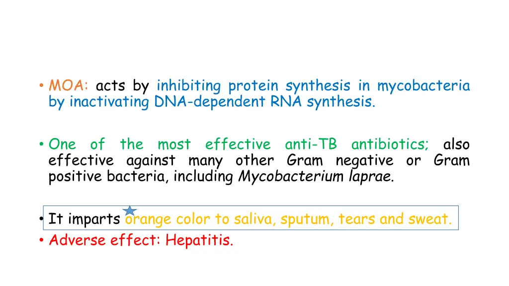 moa acts by inhibiting protein synthesis