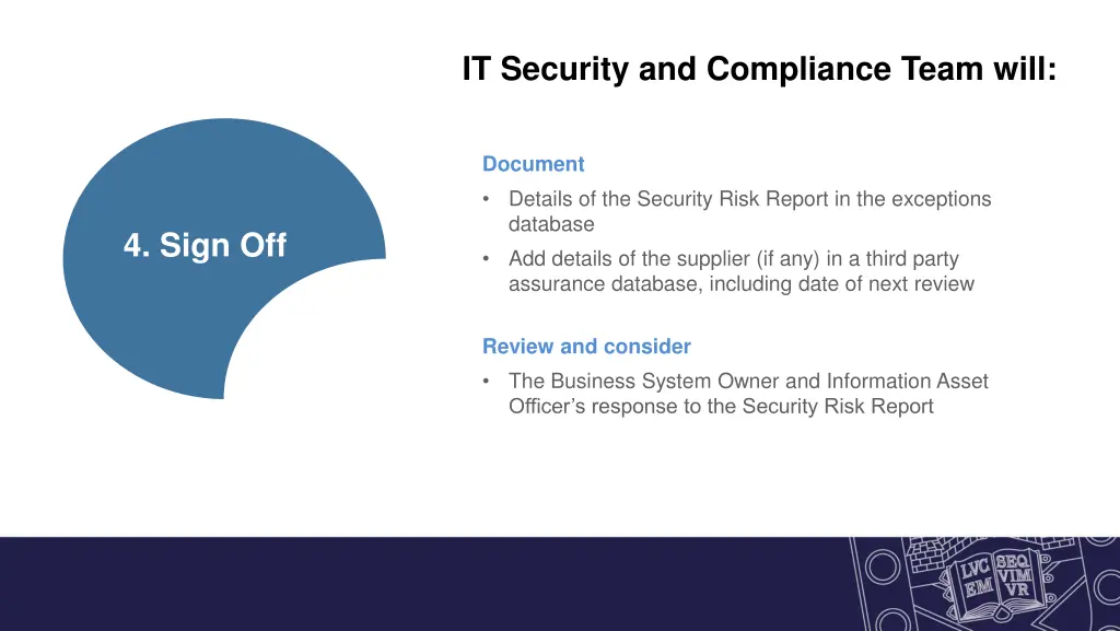 it security and compliance team will 2