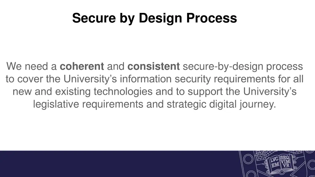 secure by design process