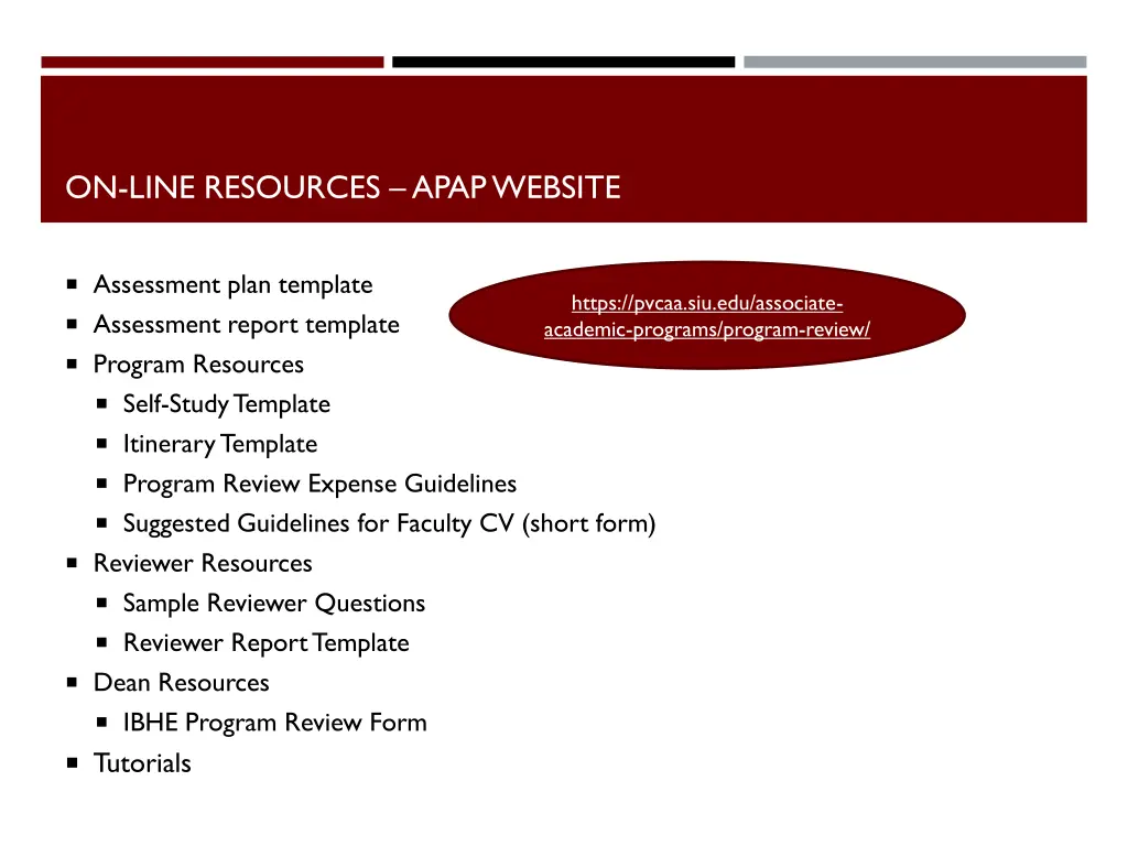 on line resources apap website