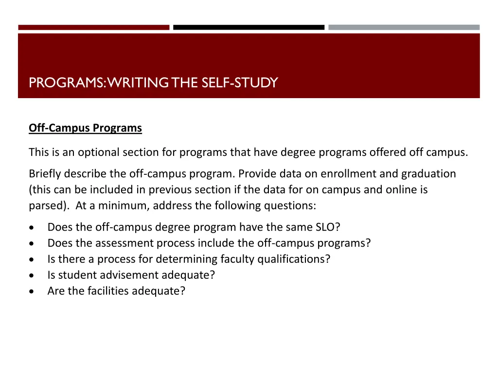 programs writing the self study 8