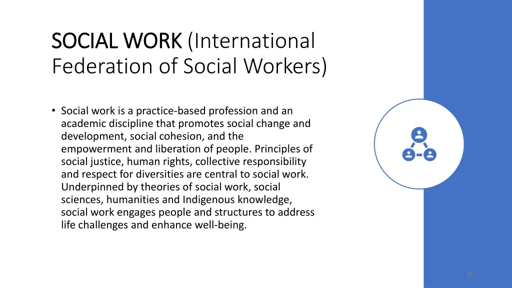 social work social work international federation