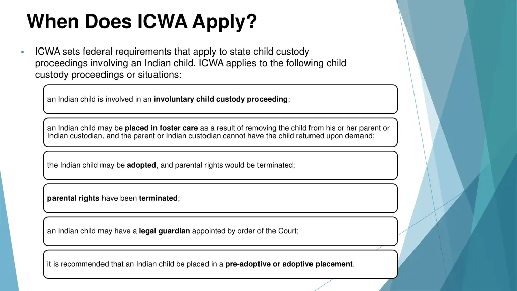 when does icwa apply