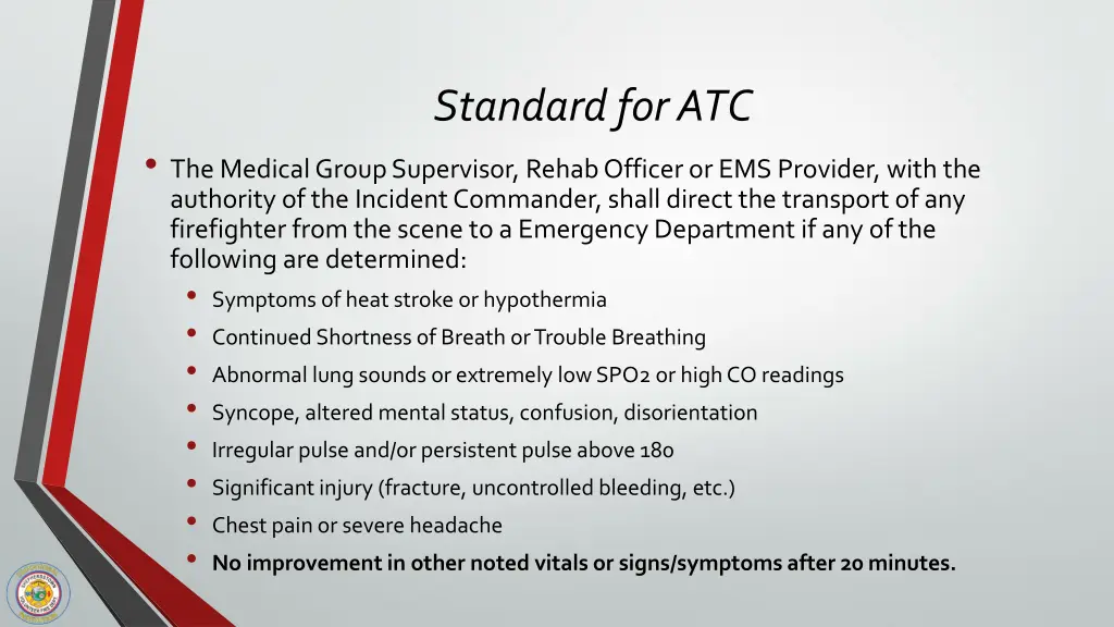 standard for atc