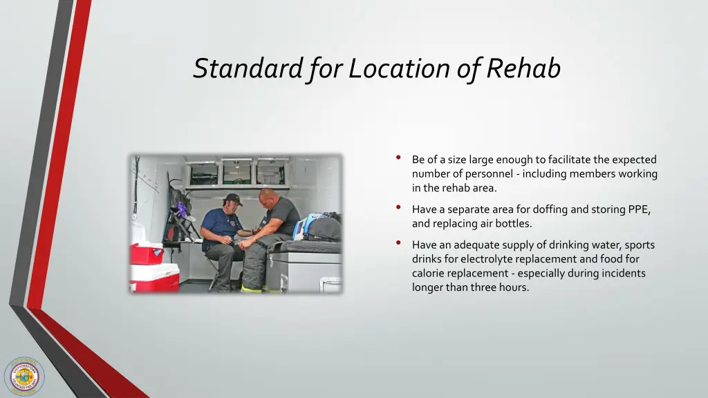 standard for location of rehab 2