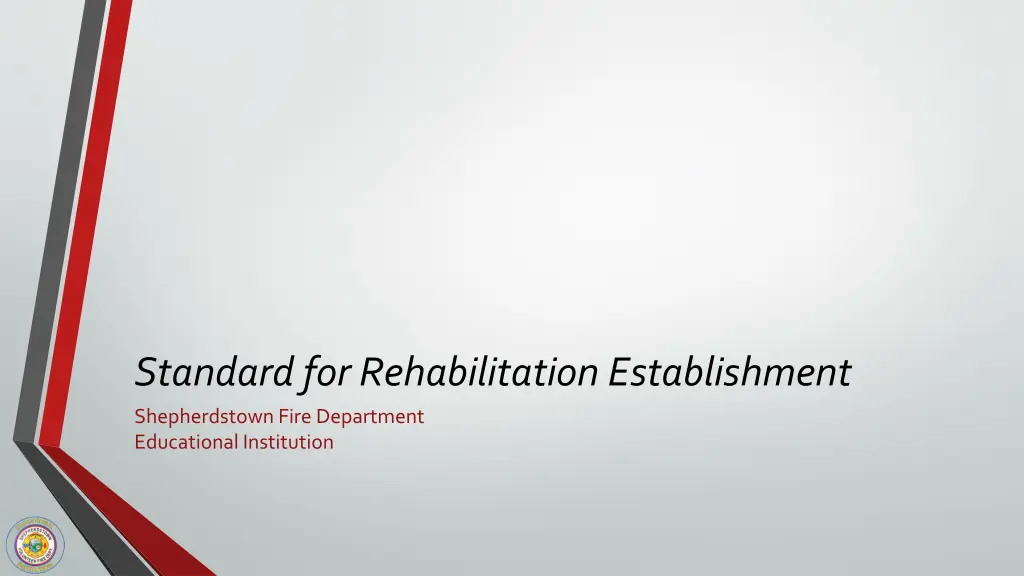 standard for rehabilitation establishment