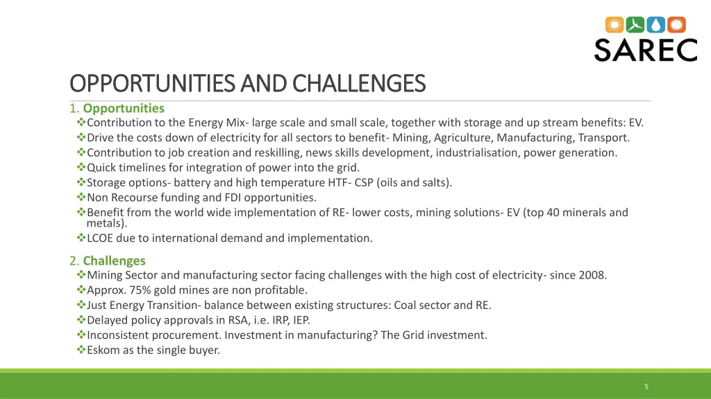 opportunities and challenges opportunities