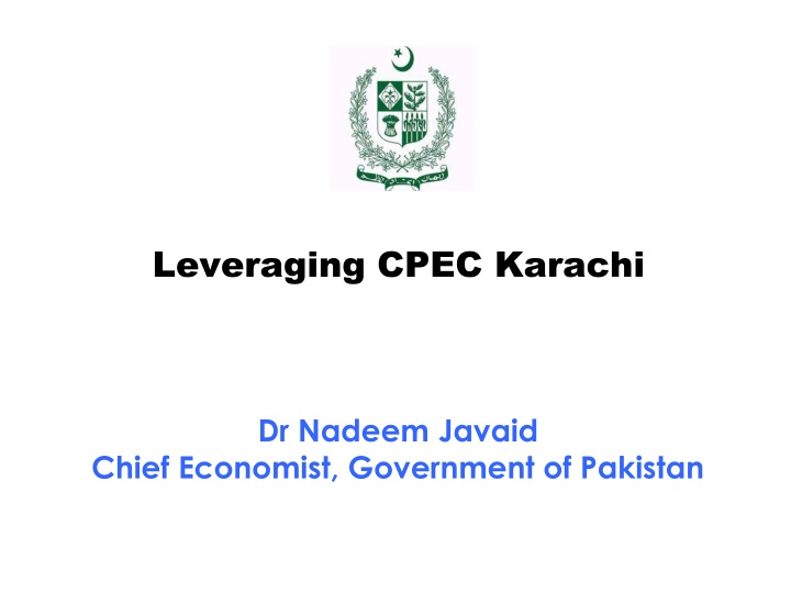 leveraging cpec karachi