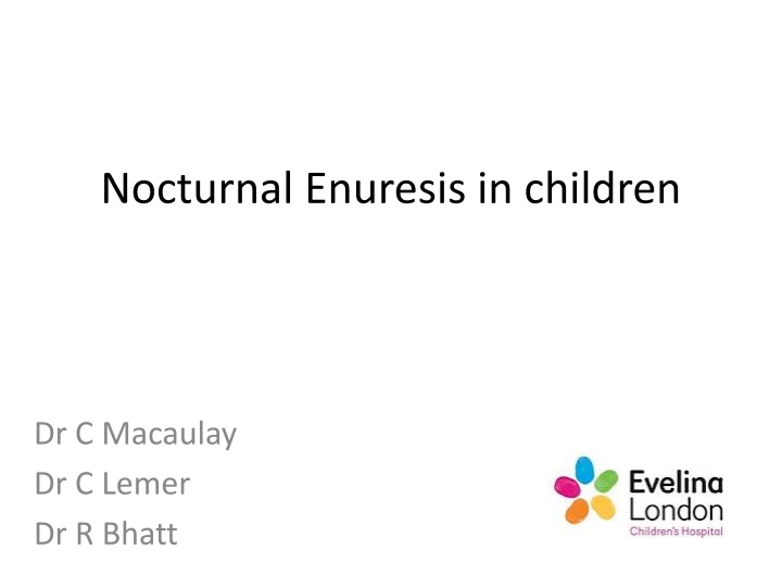 nocturnal enuresis in children