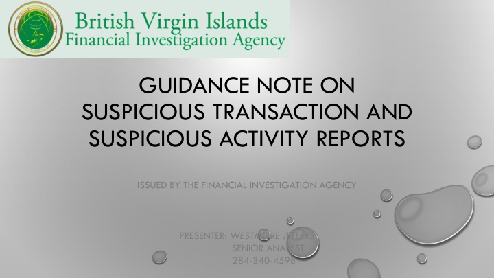 guidance note on suspicious transaction