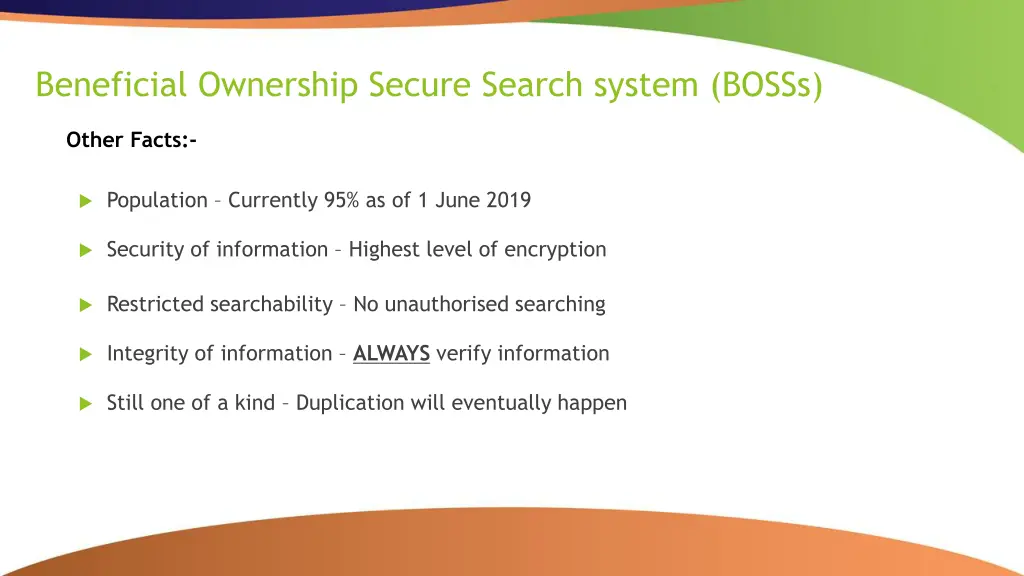 beneficial ownership secure search system bosss 1