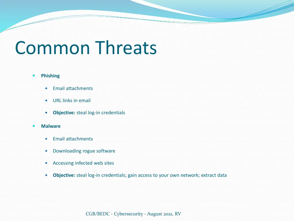 common threats