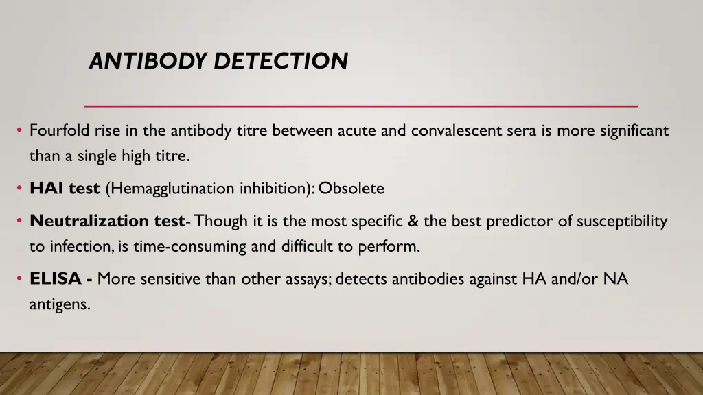 antibody detection