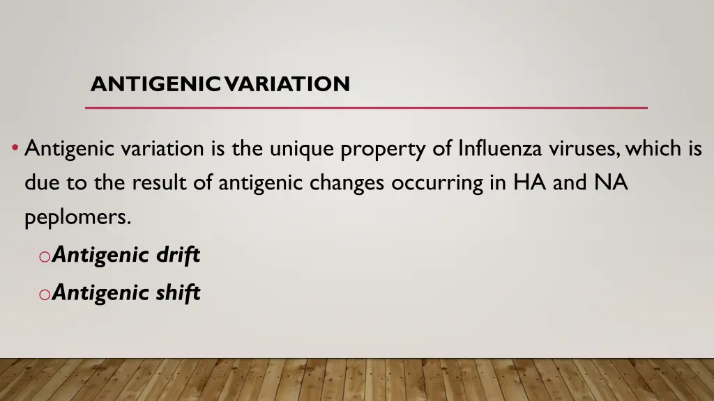 antigenic variation