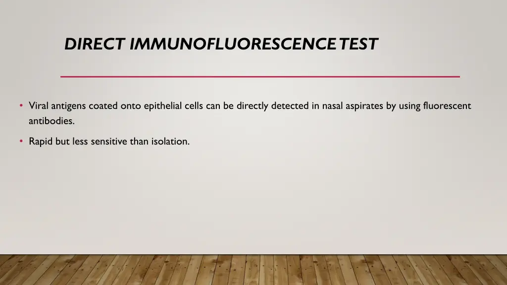 direct immunofluorescence test