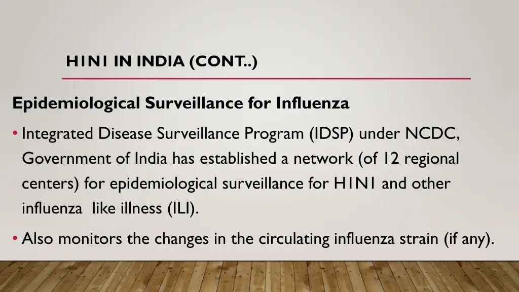 h1n1 in india cont