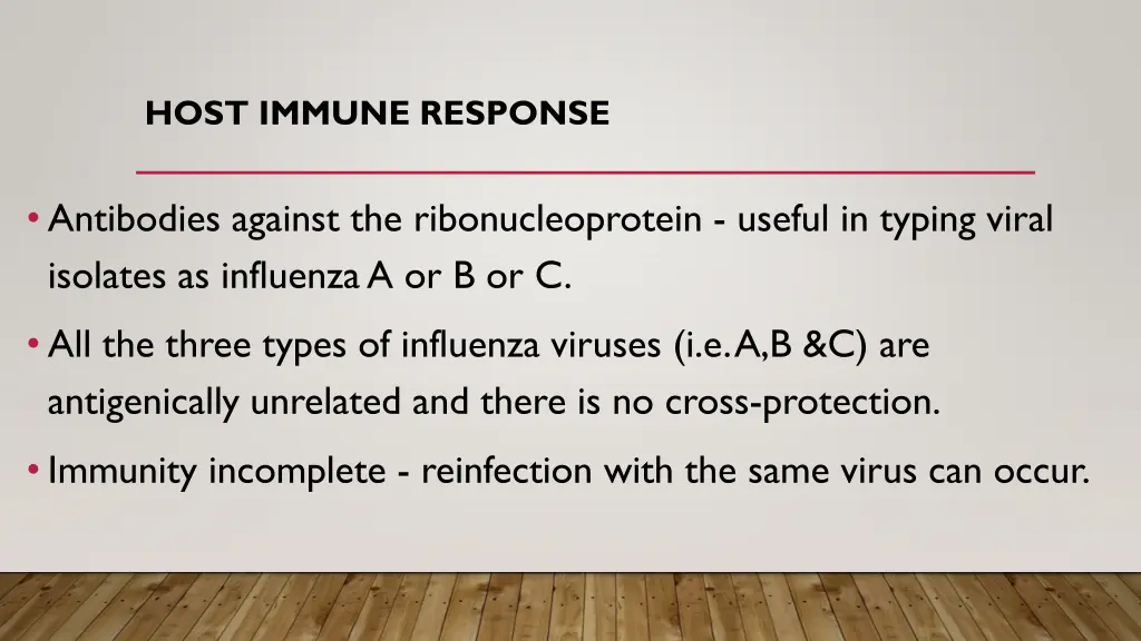 host immune response 1