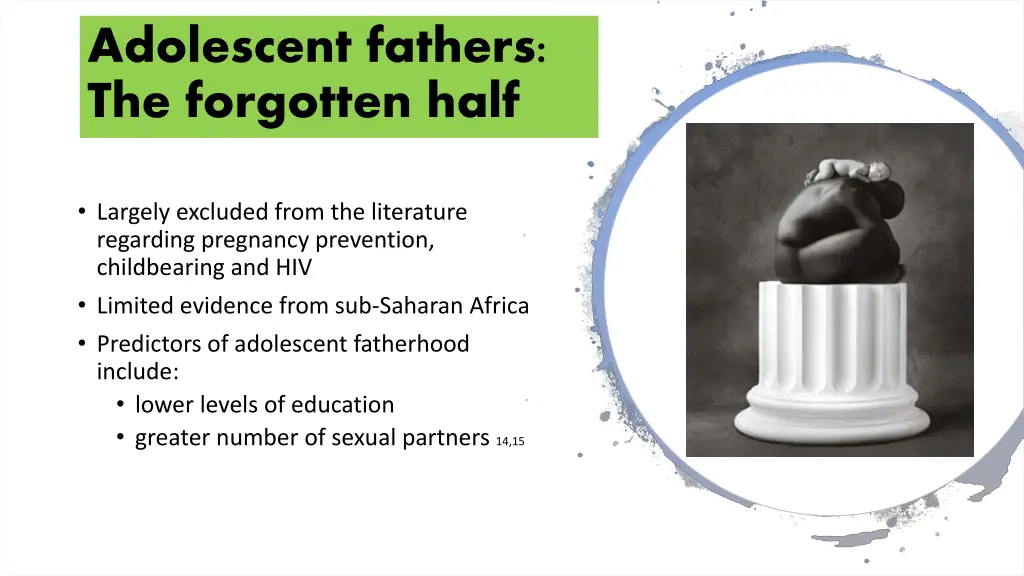 adolescent fathers the forgotten half